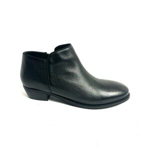 Softwalk Womens Rocklin Boot Black Leather Size 9.5N
